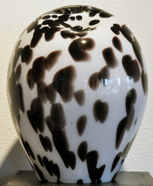 Loranto + Dalmatiër, lamp wit-zwart, 3x deuk